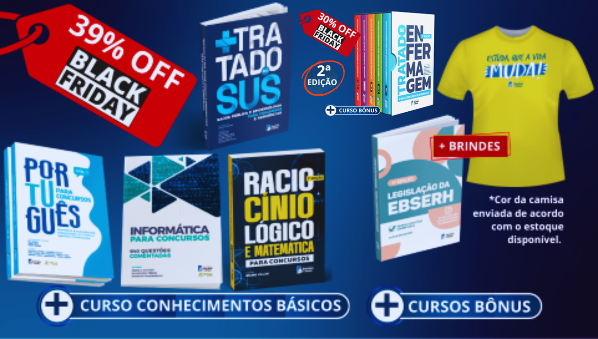 COMBO MÉDIO: TRATADO DE ENFERMAGEM